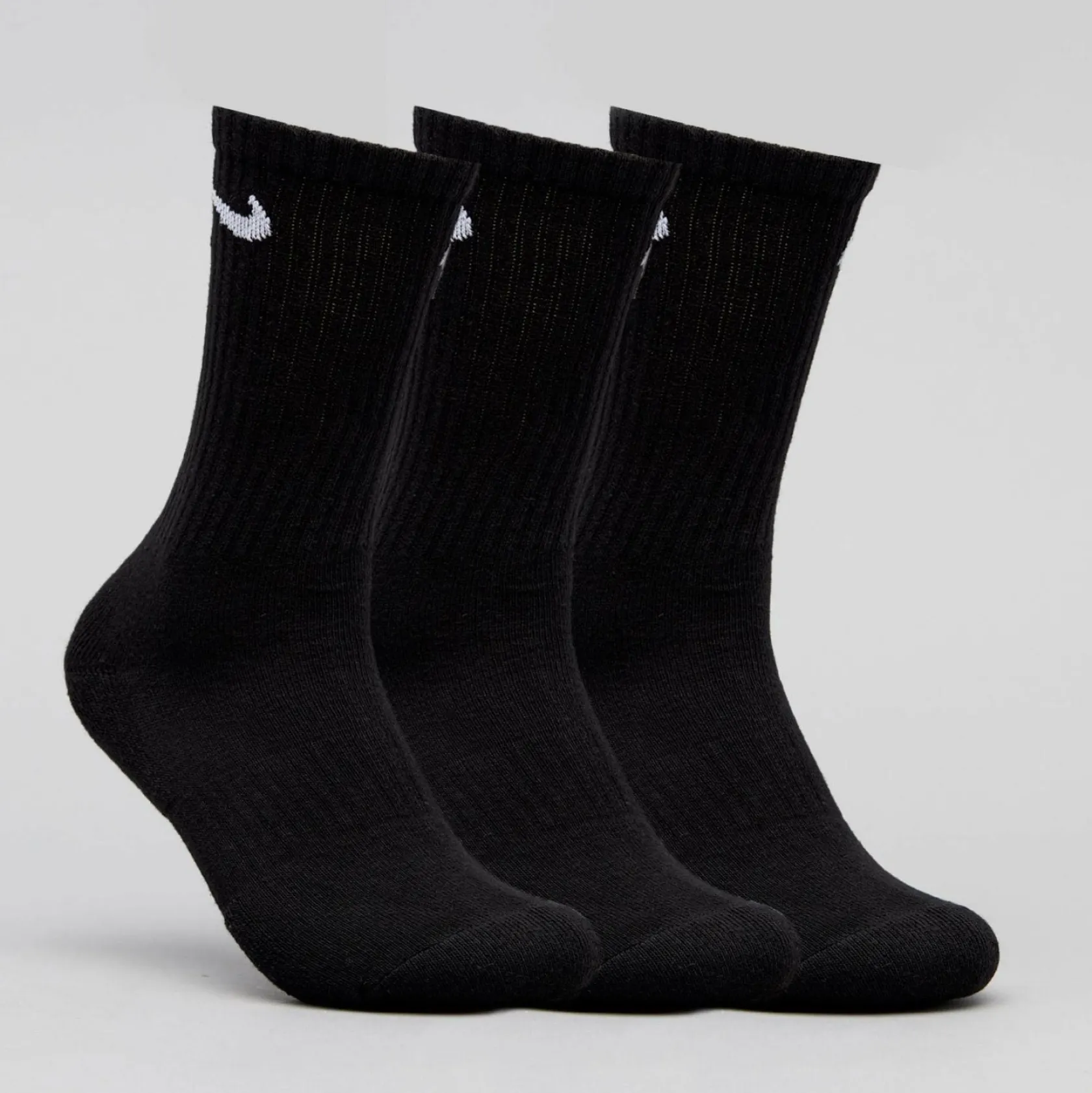 Nike Everyday Cushion Crew Socks 3 Pack Black/white Sale