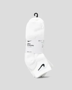 Nike Everyday Cushioned 3 Pack Socks White/black New