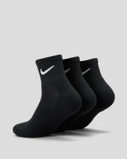 Nike Everyday Cushioned 3 Pack Socks Black/white Online