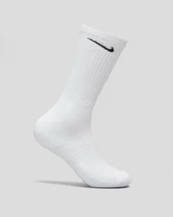 Nike Everyday Cushioned Crew Socks 6 Pack White/black