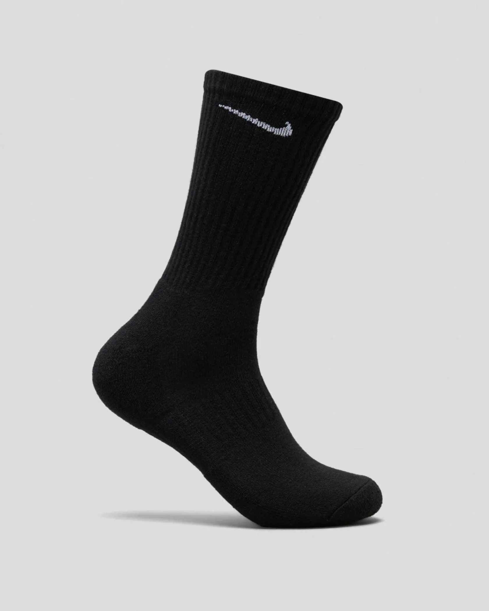 Nike Everyday Cushioned Crew Socks 6 Pack Black/white