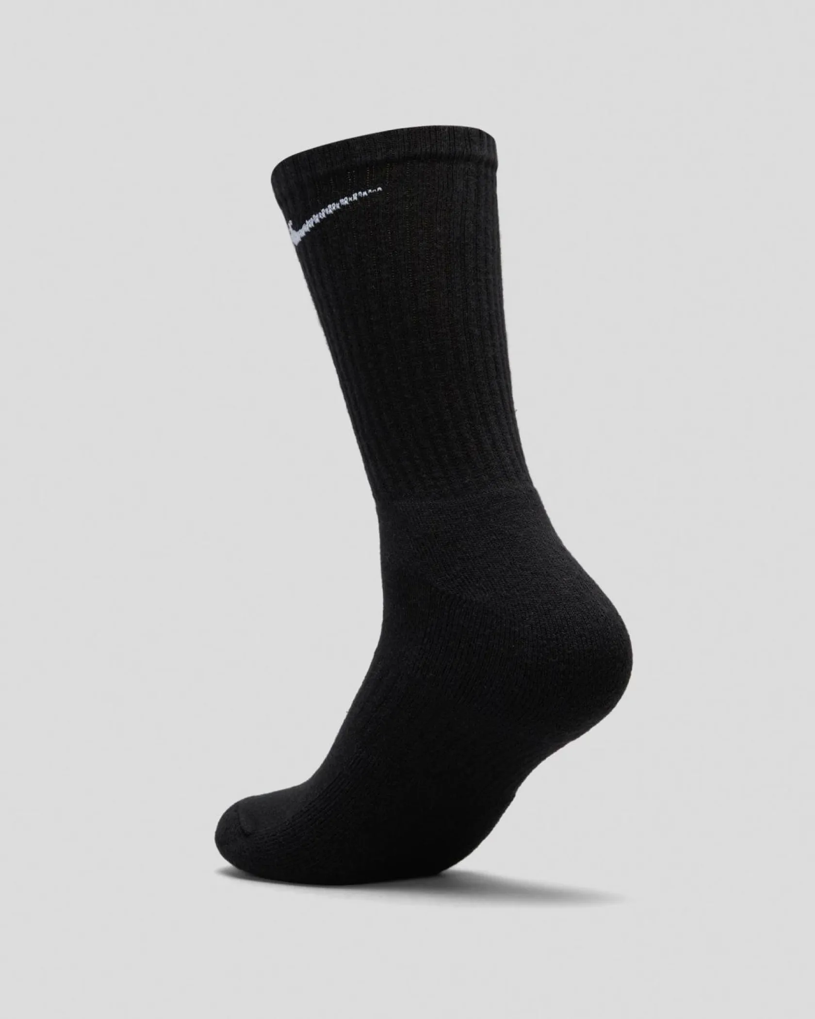 Nike Everyday Cushioned Crew Socks 6 Pack Black/white