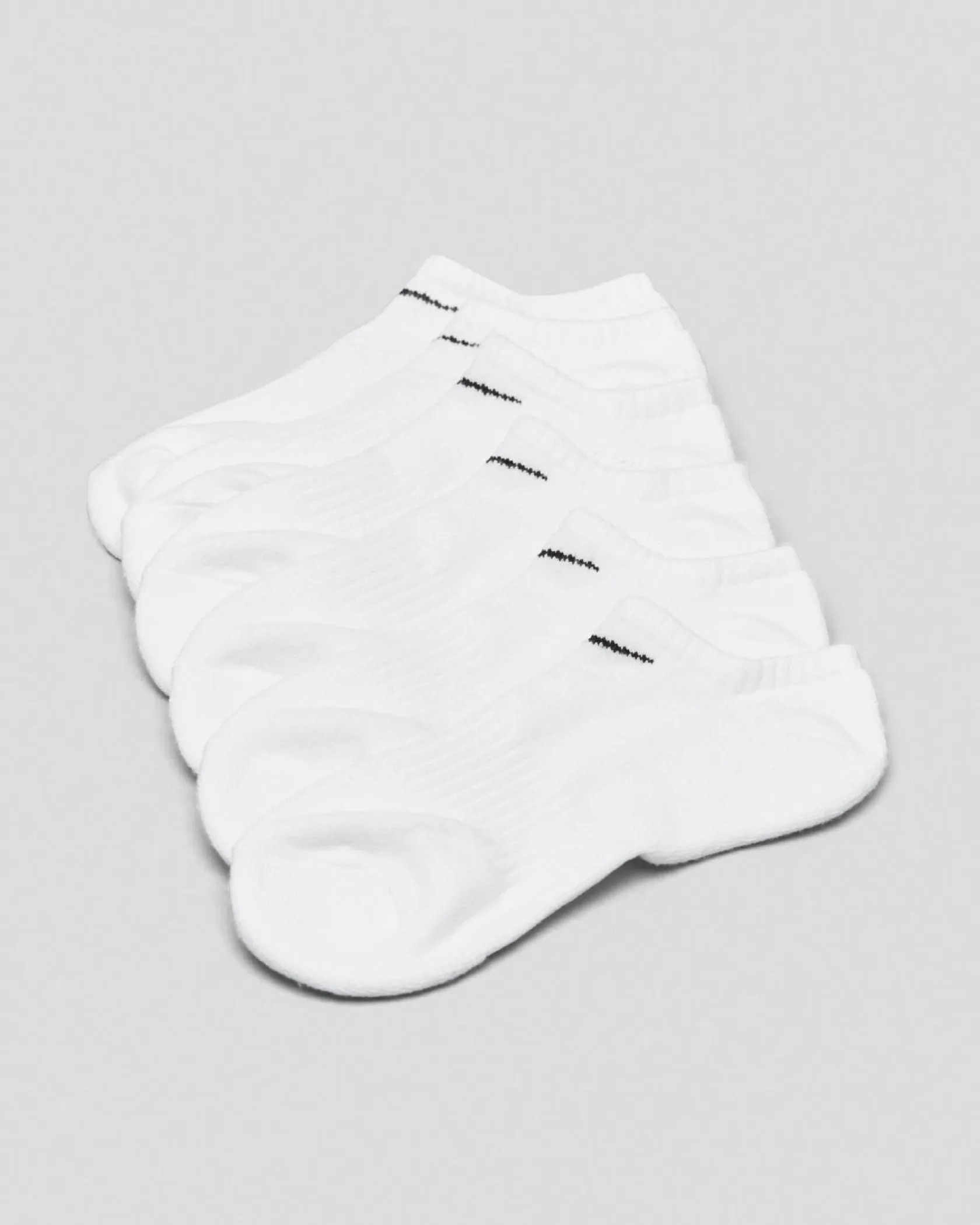 Nike Everyday Cushioned No Show Socks 3 Pack White/black Outlet