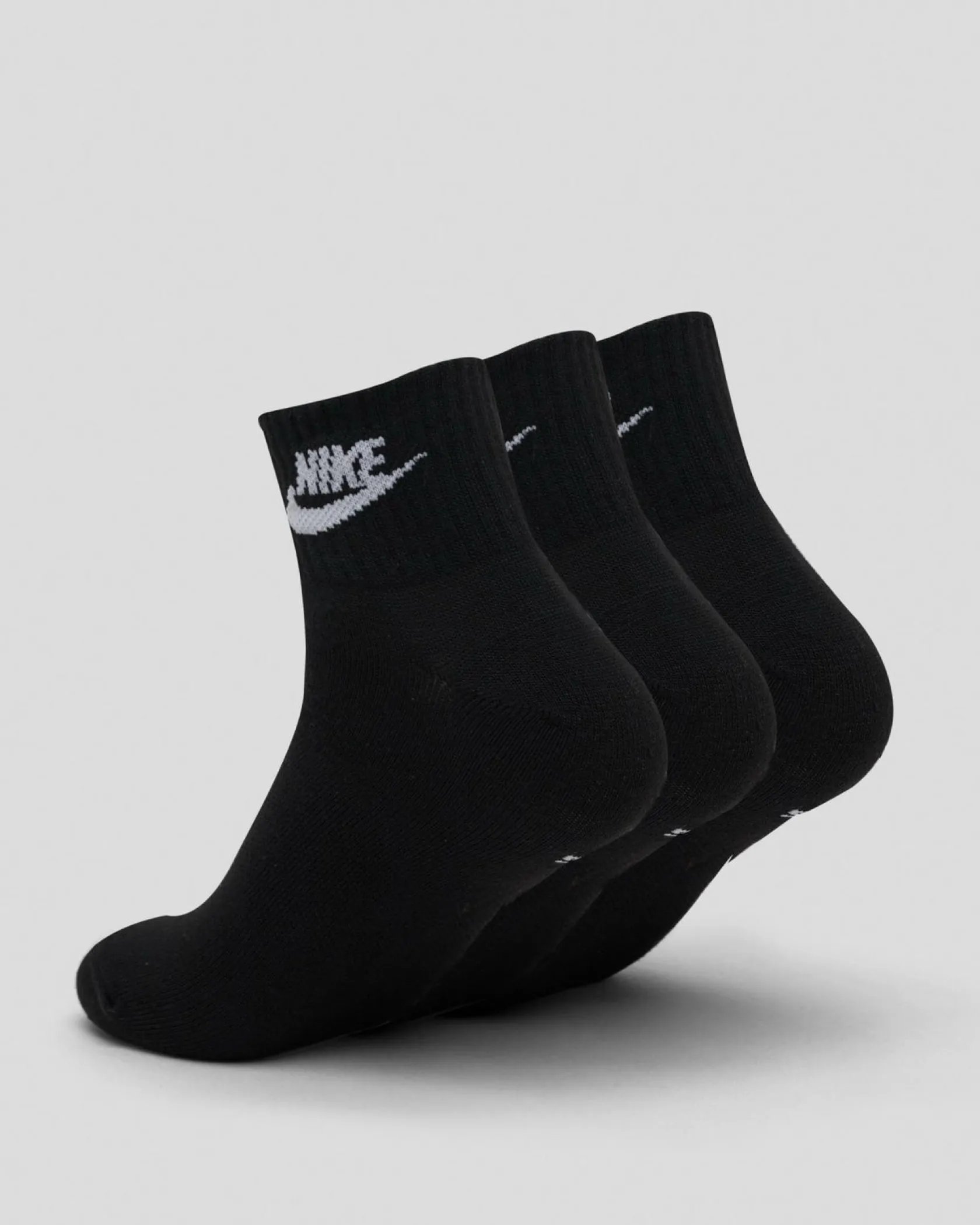 Nike Everyday Essential Ankle Socks 3 Pack Black/white Online