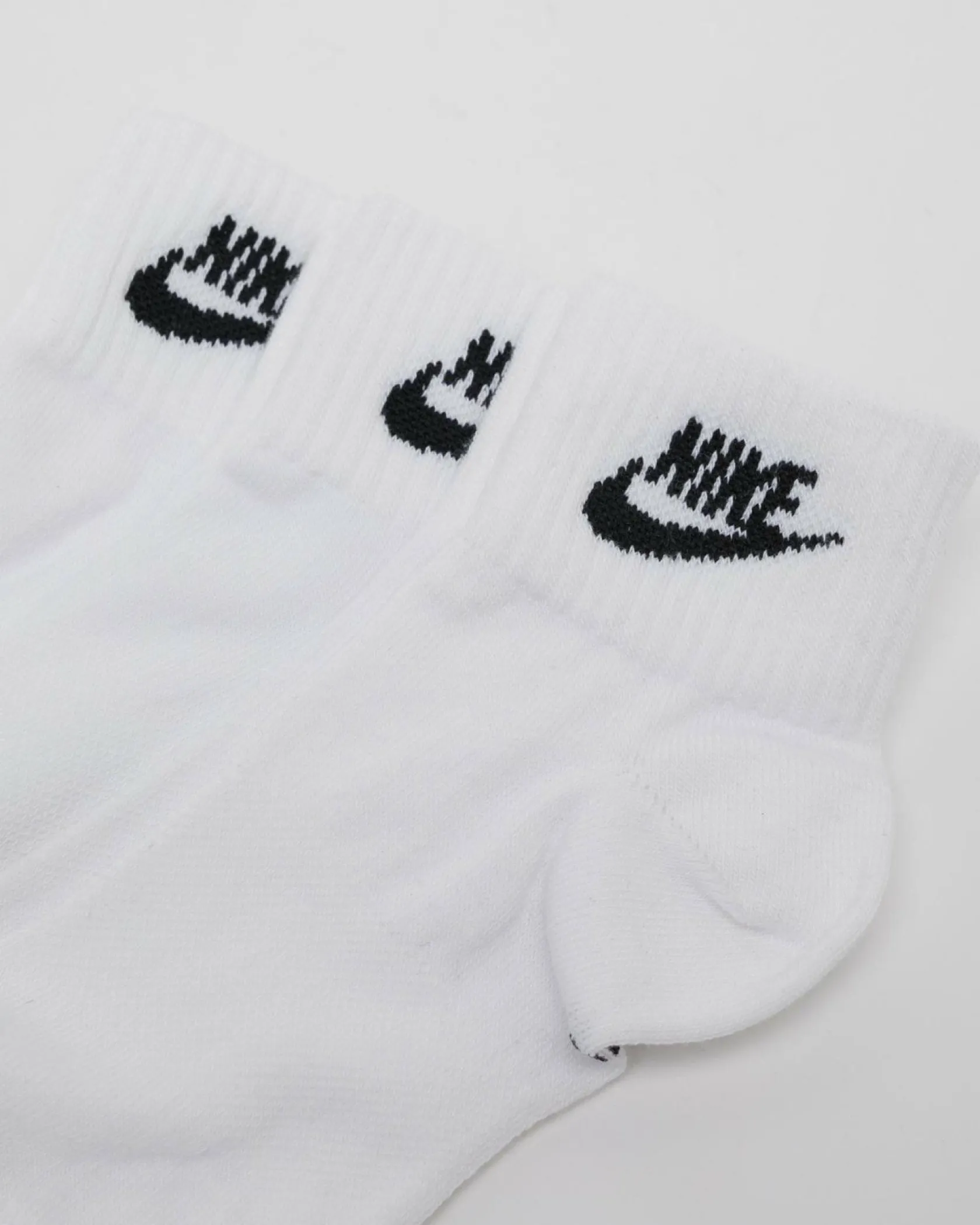 Nike Everyday Essential Ankle Socks 3 Pack White/black Outlet