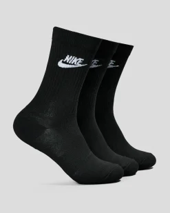 Nike Everyday Essential Crew Socks Black/white Best