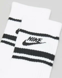 Nike Everyday Essential Crew Socks 3 Pack White/black/black New