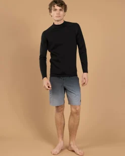 Quiksilver Everyday Heat Long Sleeve Rash Vest Black Best