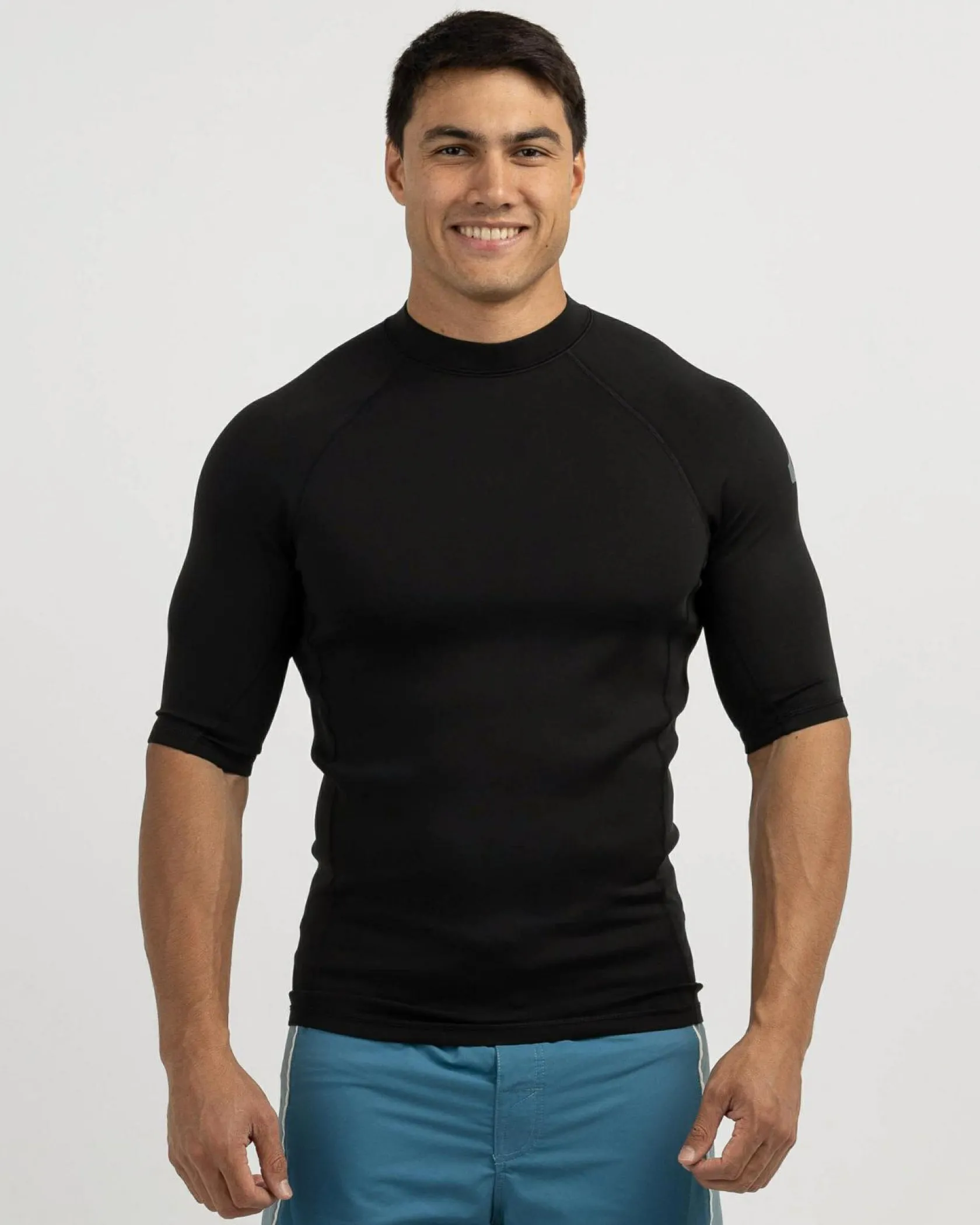 Quiksilver Everyday Heat Short Sleeve Rash Vest Black Outlet