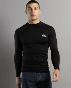 Quiksilver Everyday Long Sleeve Rash Vest Black Best