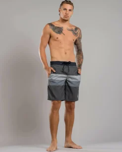 Quiksilver Everyday Padang 20 Board Shorts Black Reconnect Stripe New