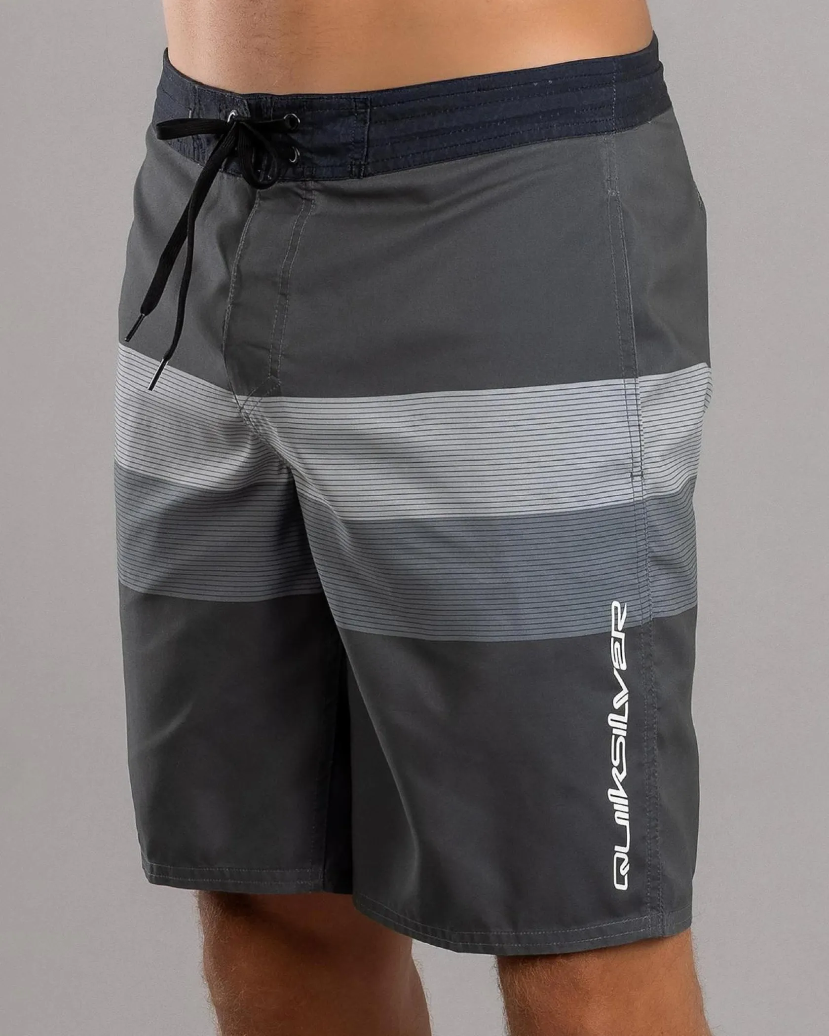 Quiksilver Everyday Padang 20 Board Shorts Black Reconnect Stripe New