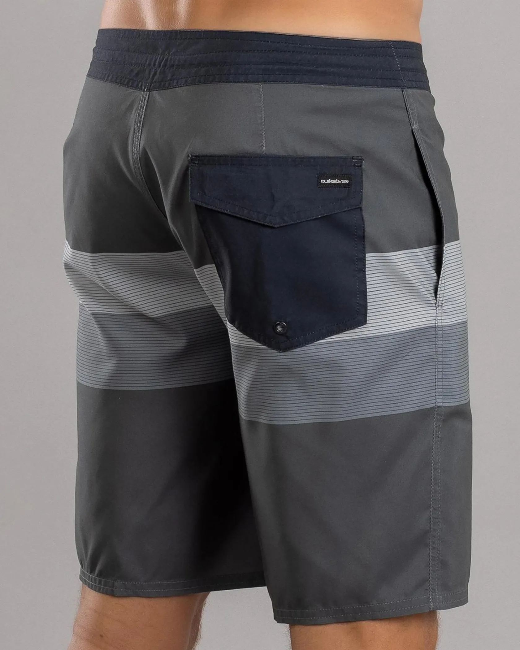 Quiksilver Everyday Padang 20 Board Shorts Black Reconnect Stripe New
