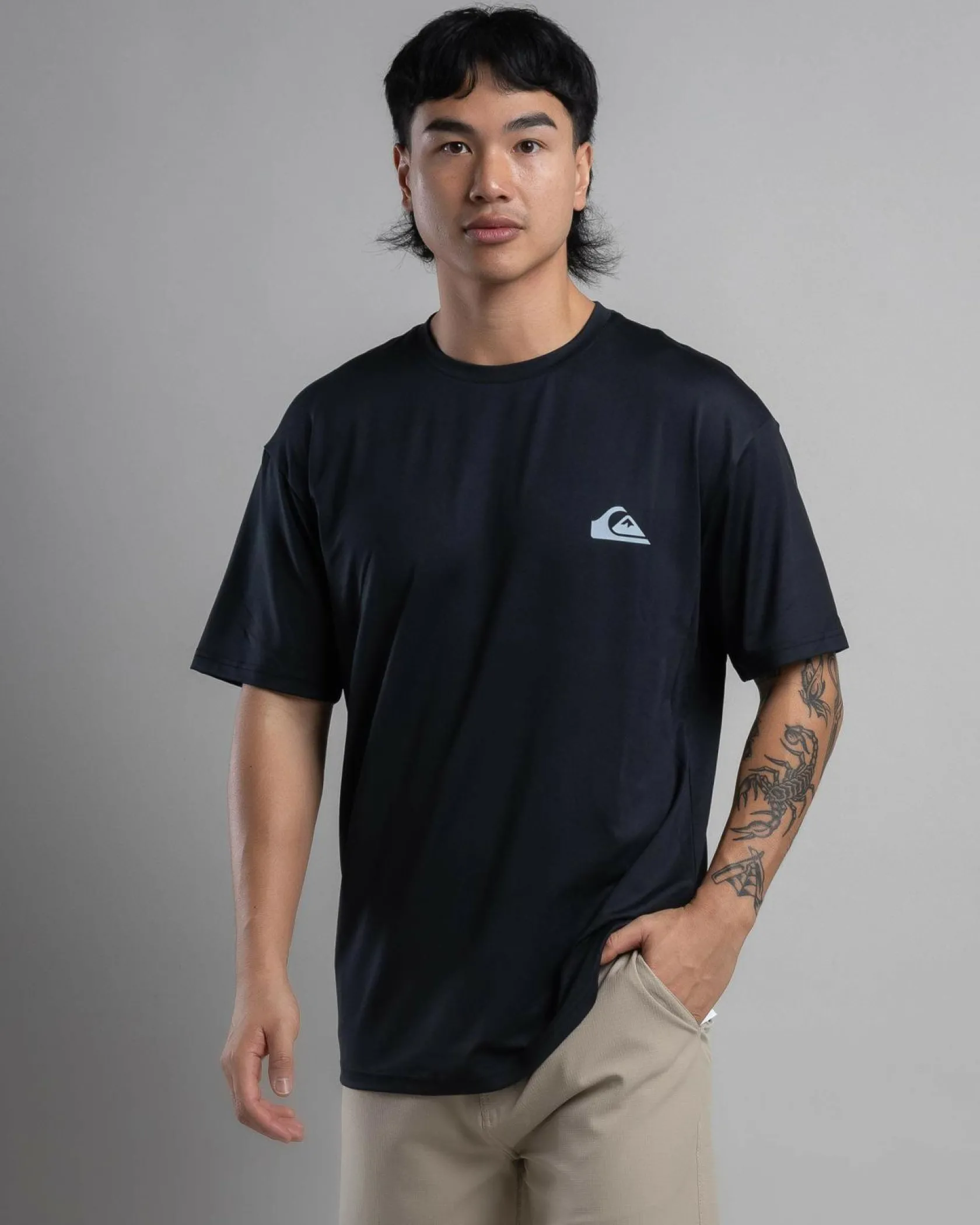 Quiksilver Everyday Short Sleeve Surf T-Shirt Black Outlet