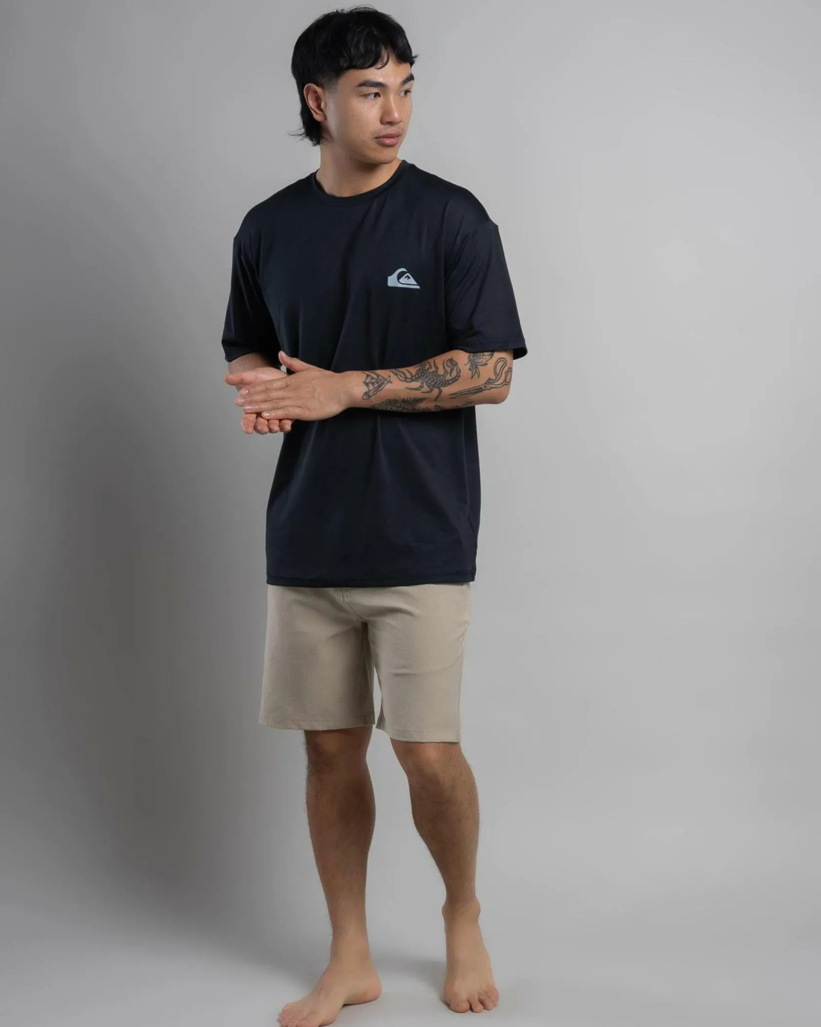 Quiksilver Everyday Short Sleeve Surf T-Shirt Black Outlet