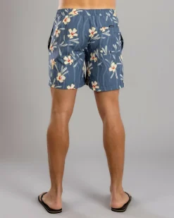 Quiksilver Everyday Straight Volley 17NB Board Shorts China Blue Dusty Floral Online