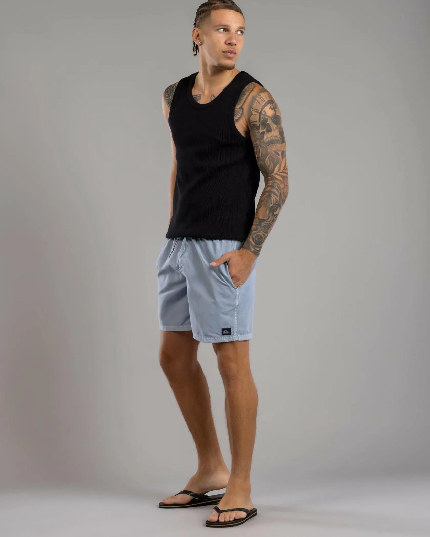 Quiksilver Everyday Surfwash Volley 17 NB Board Shorts Ashley Blue Outlet
