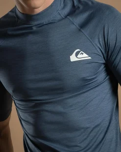 Quiksilver Everyday UPF50 Short Sleeve Rash Vest Vintage Indigo