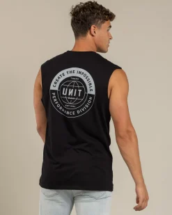 Unit Evolve Muscle Tank Black Discount