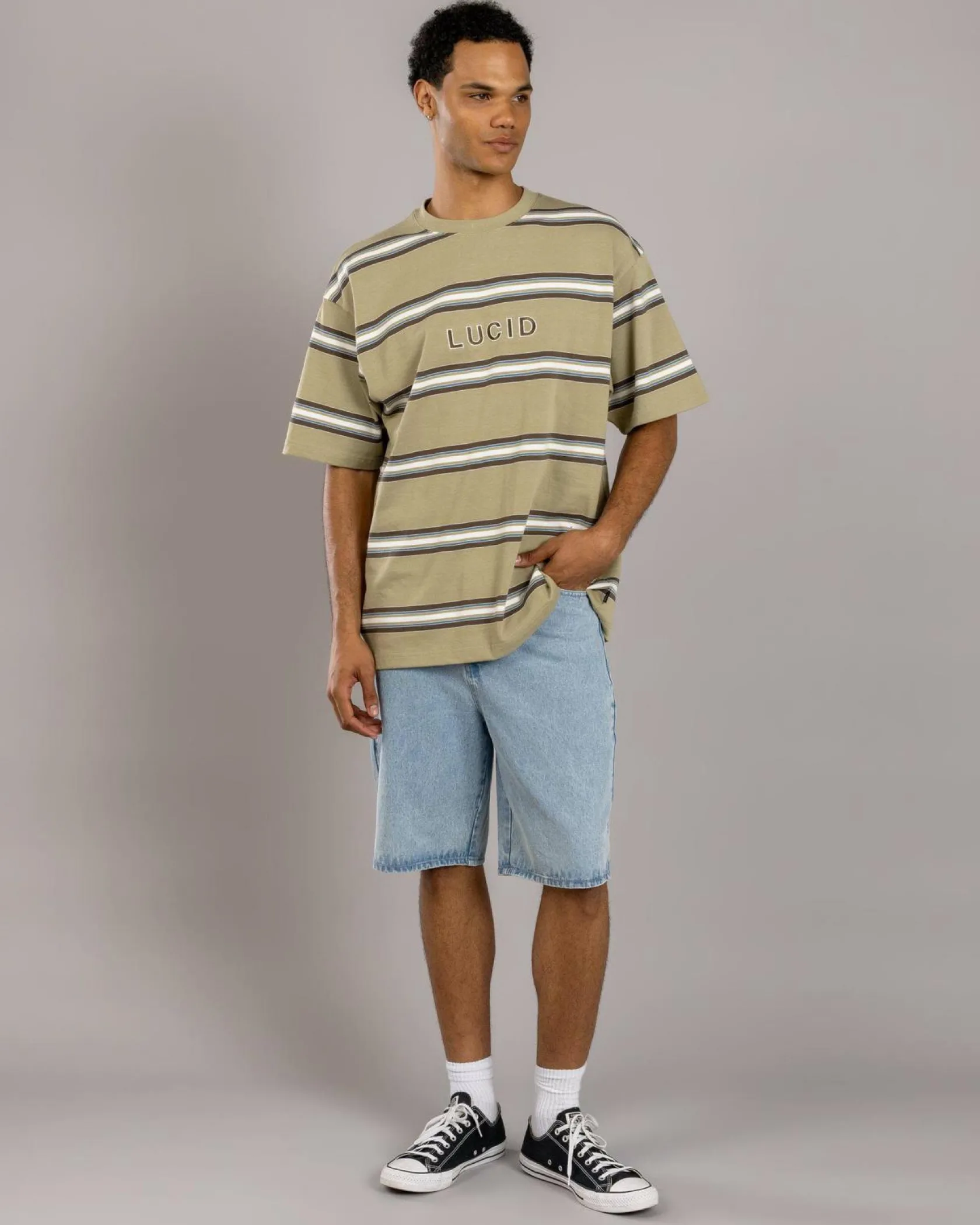 Lucid Exceed Denim Walk Shorts Light Blue Best