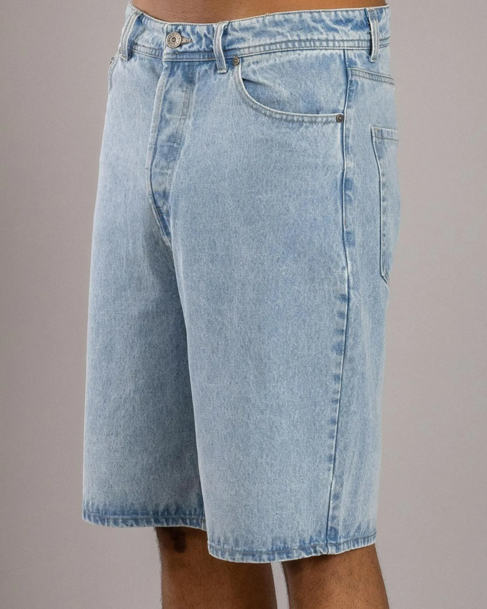 Lucid Exceed Denim Walk Shorts Light Blue Best