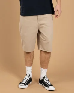 Lucid Exceed Denim Walk Shorts Sand Clearance