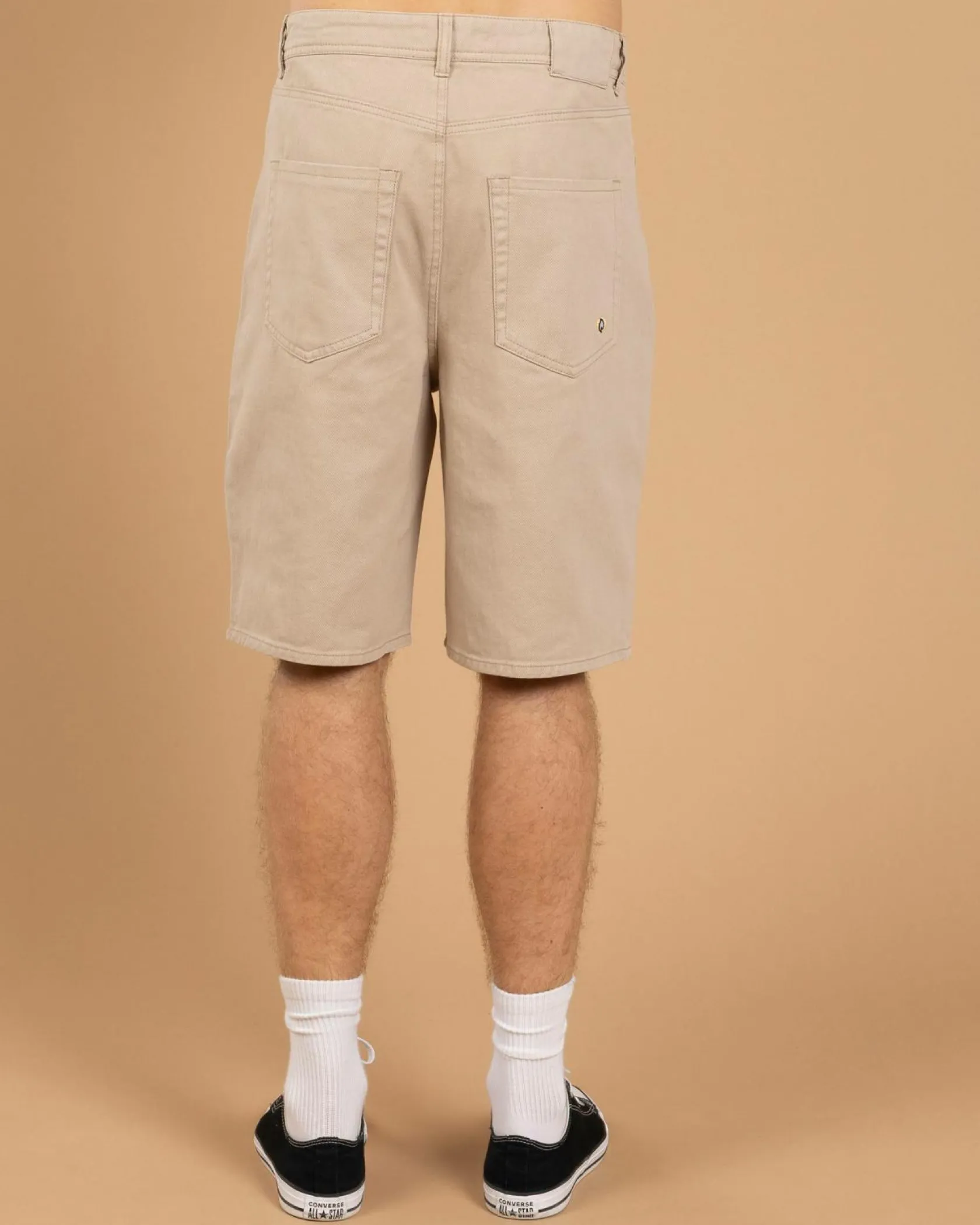 Lucid Exceed Denim Walk Shorts Sand Clearance