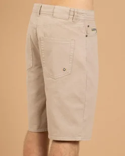 Lucid Exceed Denim Walk Shorts Sand Clearance