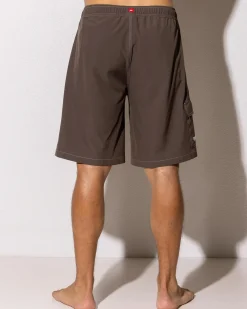 Quiksilver Exhibit Volley 21 Shorts Major Brown Best
