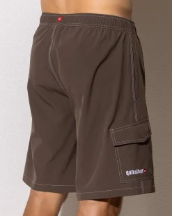 Quiksilver Exhibit Volley 21 Shorts Major Brown Best