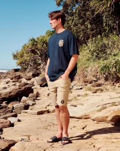 Salty Life Explorer Walk Shorts Stone Hot