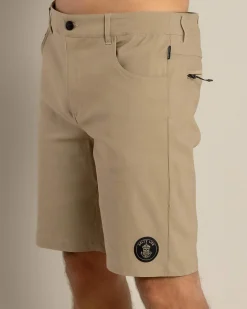 Salty Life Explorer Walk Shorts Stone Hot