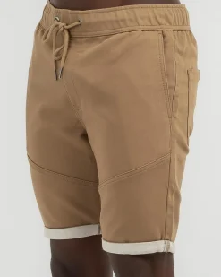 Lucid Express Walk Shorts Sand Online