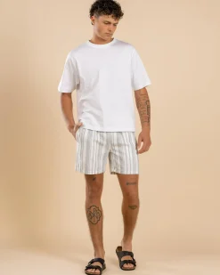 Lucid Extend Elastic Waist Shorts Navy Best