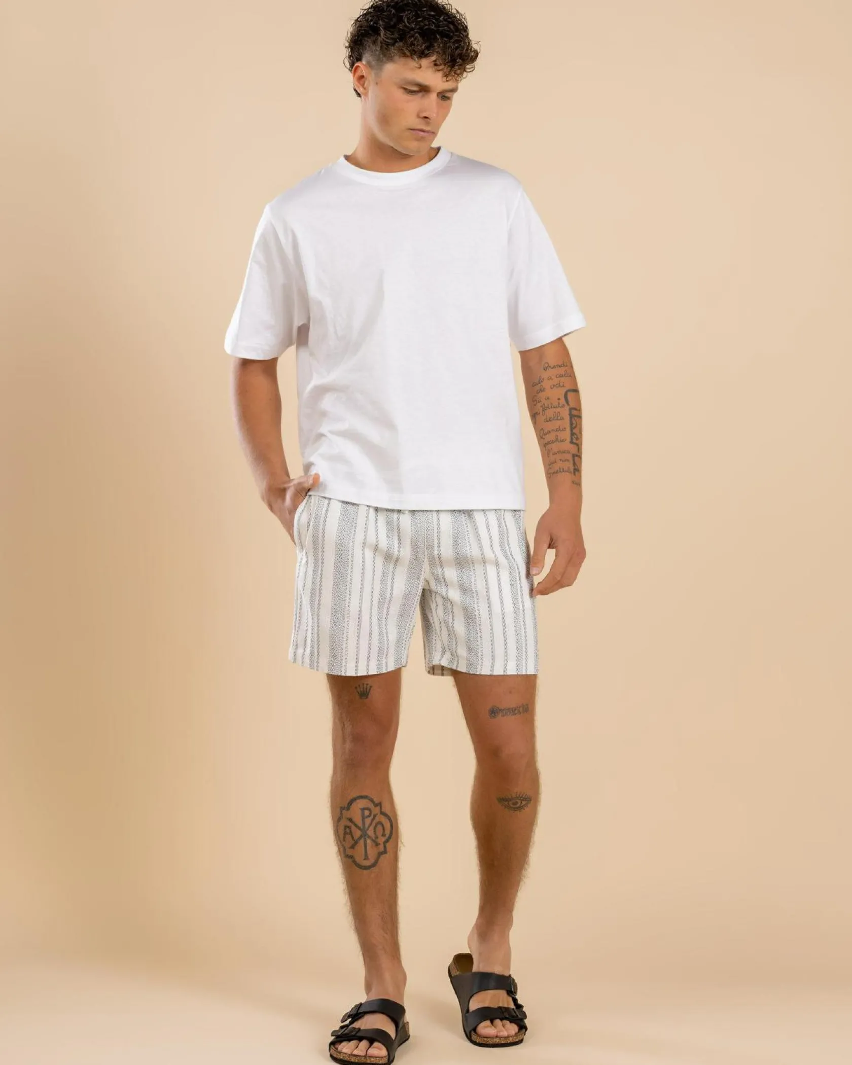 Lucid Extend Elastic Waist Shorts Navy Best