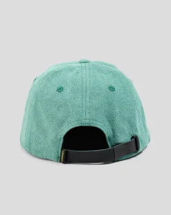 Krooked Eyes Strapback Cap Green Denim Sale