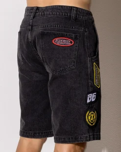 Jetpilot Factory Denim Shorts Black Sale