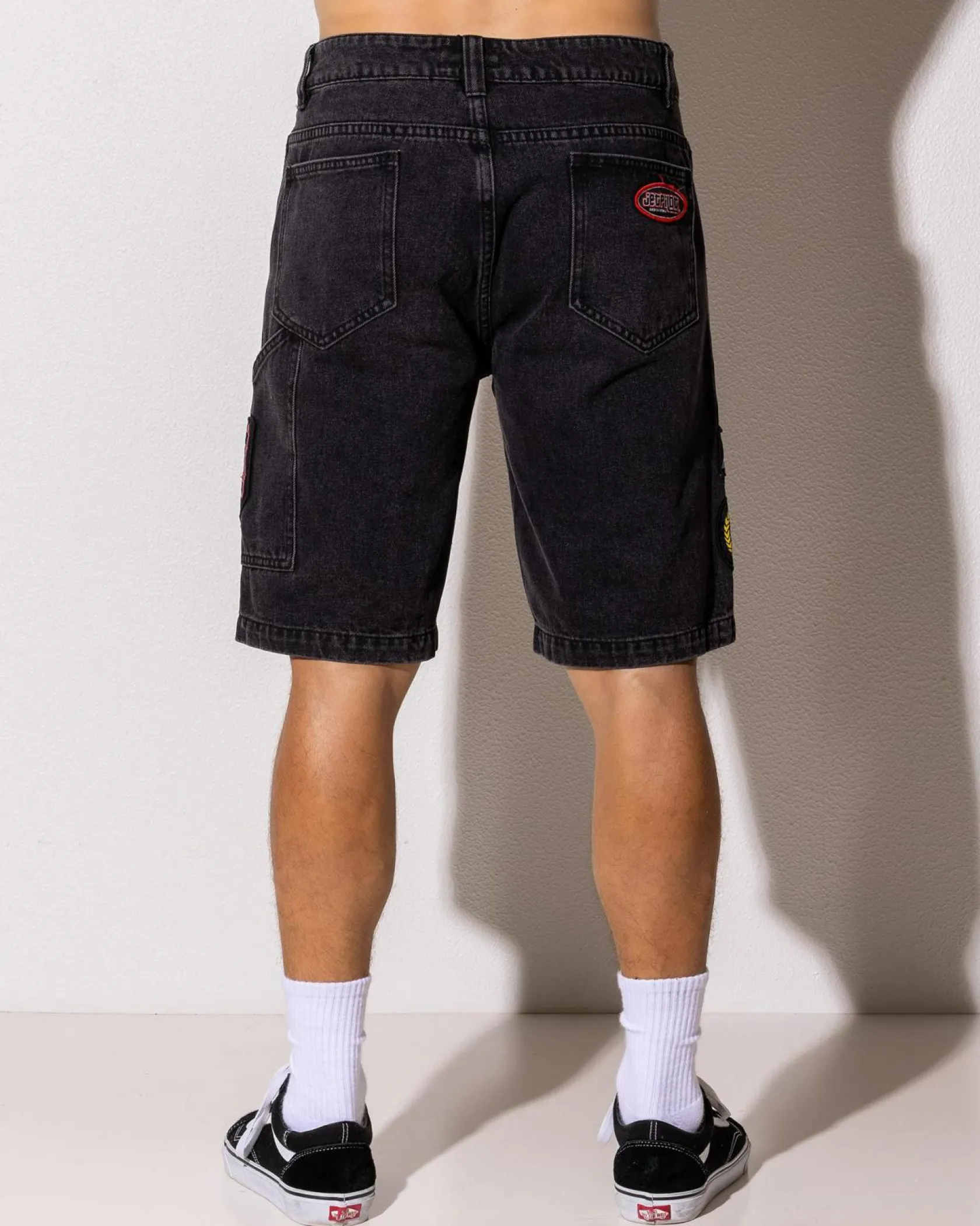 Jetpilot Factory Denim Shorts Black Sale