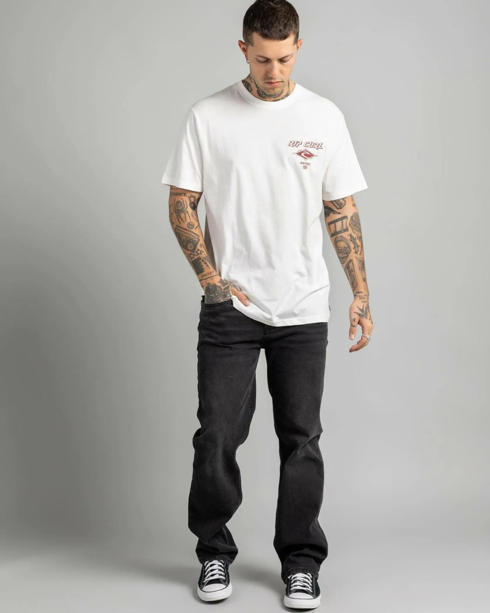 Rip Curl Fadeout T-Shirt Bone Online