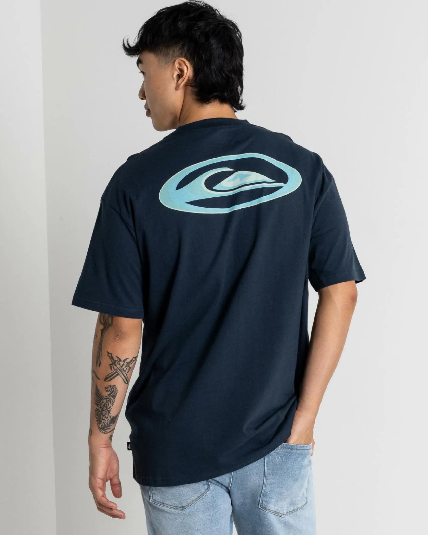 Quiksilver Fader T-Shirt Dark Navy Best