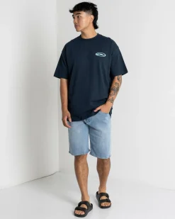 Quiksilver Fader T-Shirt Dark Navy Best