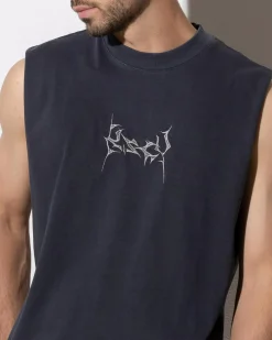 Kiss Chacey Fangs Street Muscle Tank Pigment Anthracite