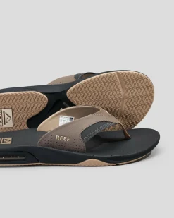 Reef Fanning Thongs Fossil/raven
