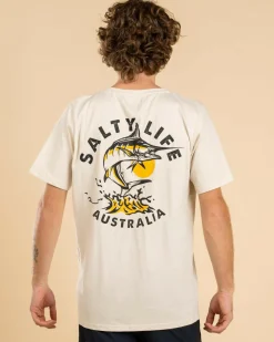 Salty Life Feral Marlin T-Shirt Stone Best