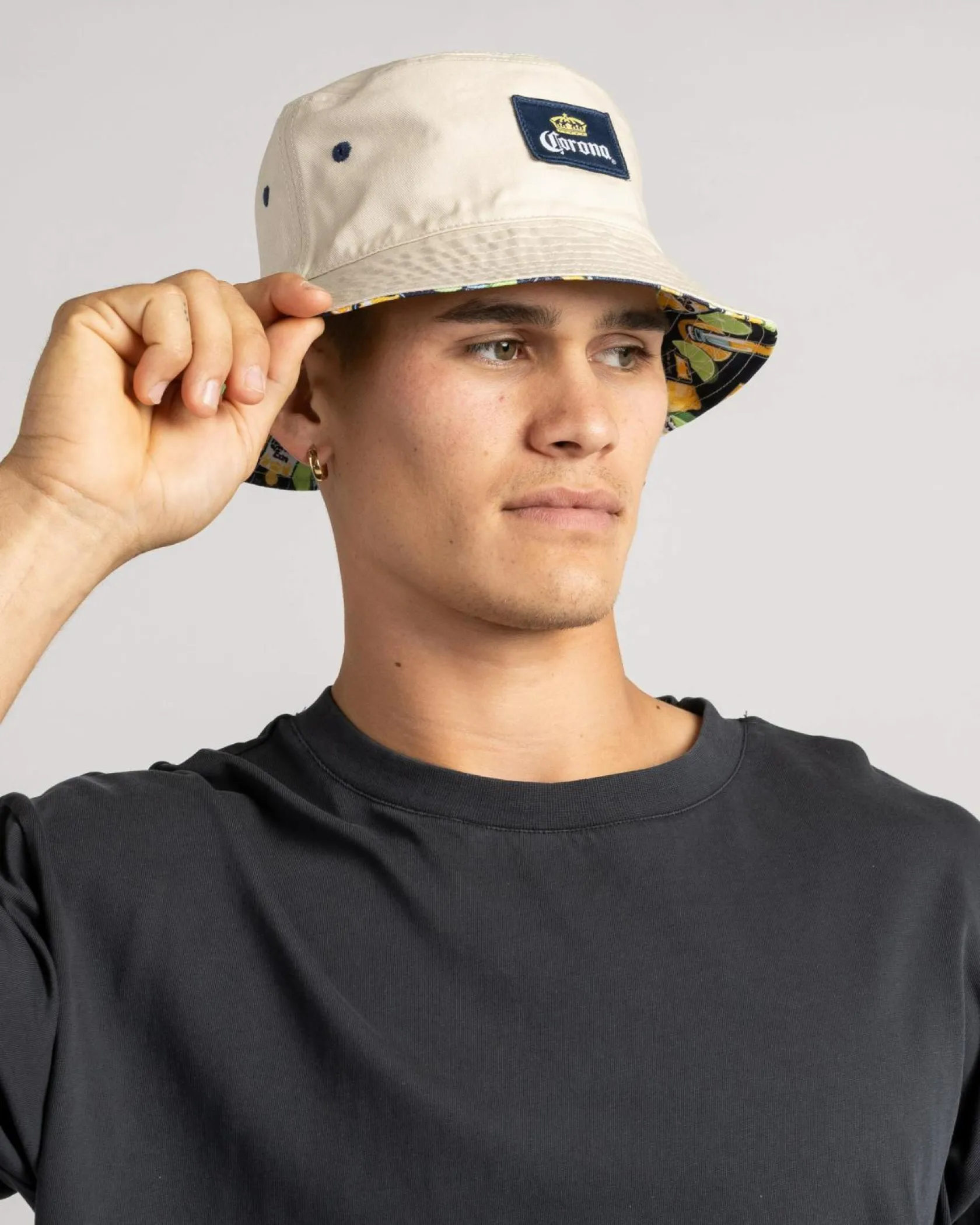 Corona Fiesta Reversible Bucket Hat Navy Hot