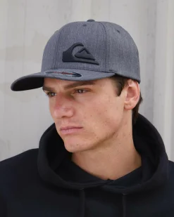 Quiksilver Final 2 Flexfit Cap Charcoal Heather Clearance
