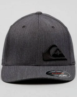 Quiksilver Final 2 Flexfit Cap Charcoal Heather Clearance