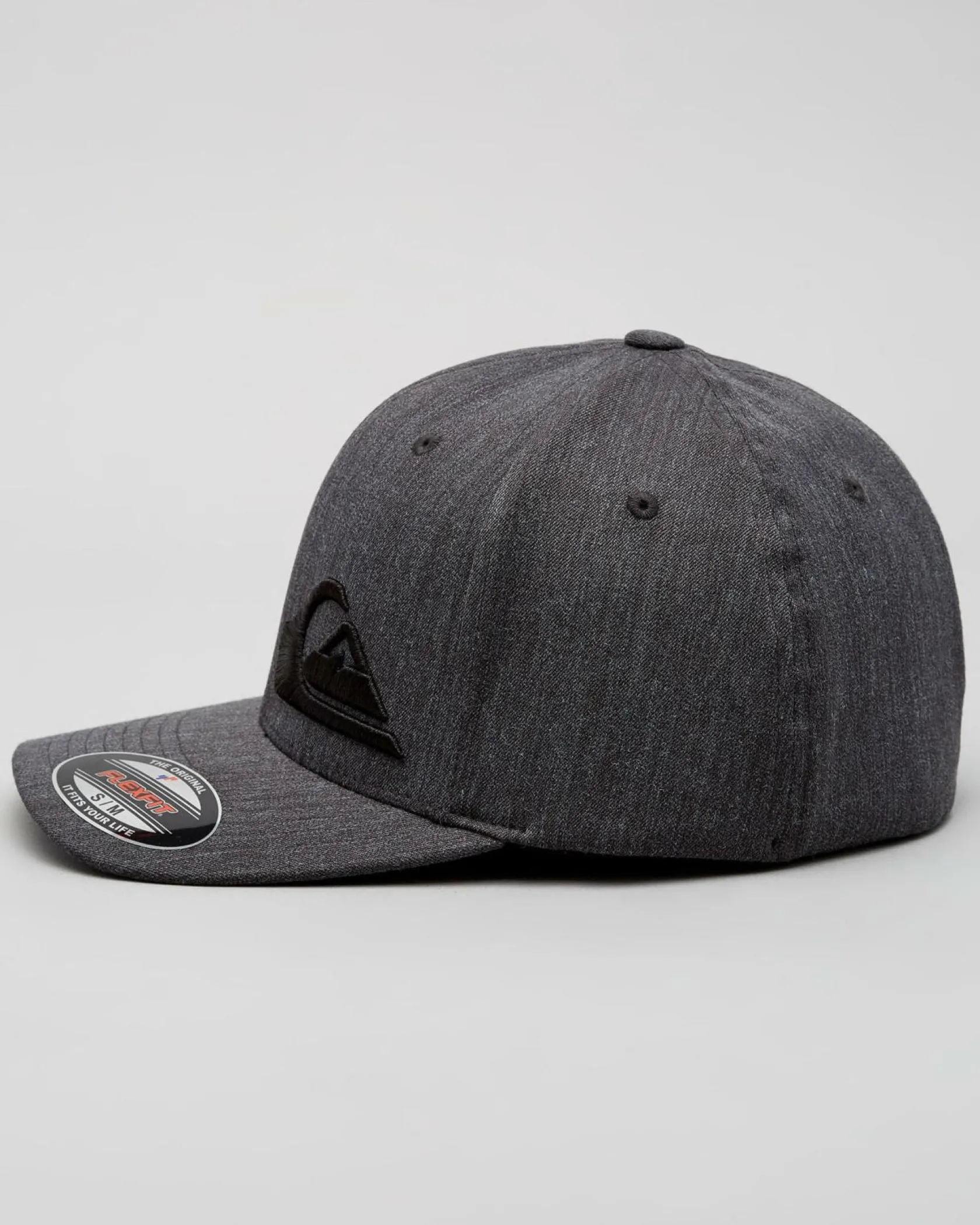 Quiksilver Final 2 Flexfit Cap Charcoal Heather Clearance