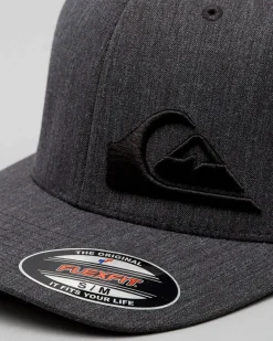 Quiksilver Final 2 Flexfit Cap Charcoal Heather Clearance