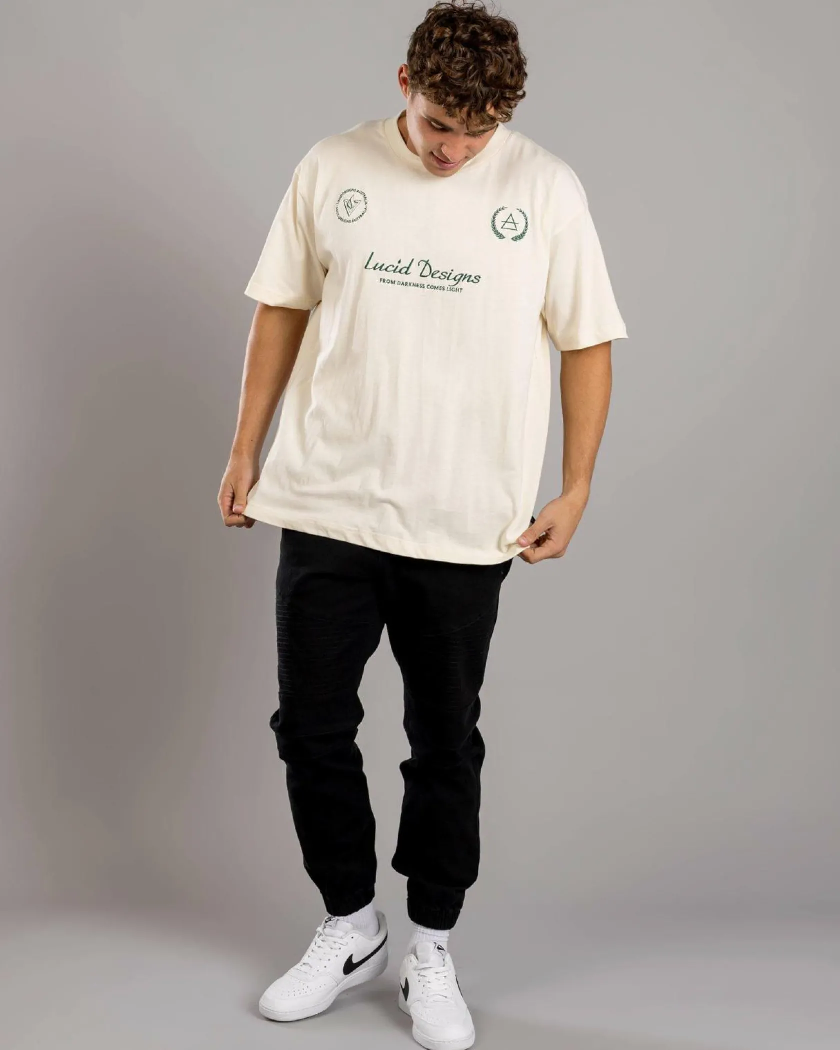 Lucid Firecrest T-Shirt Cream Discount